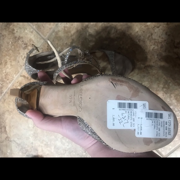 Jimmy choo Lang crystal 100mm ankle strap sandal - Picture 4 of 8